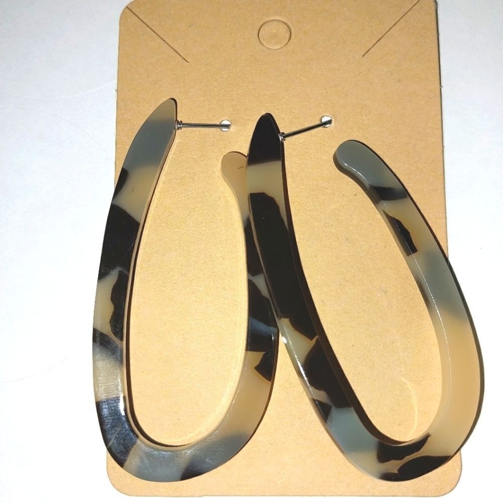 Womens Trendy Acrylic Resin Earrings